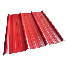 Material de construção Folha de cobertura corrugada da cor para casa